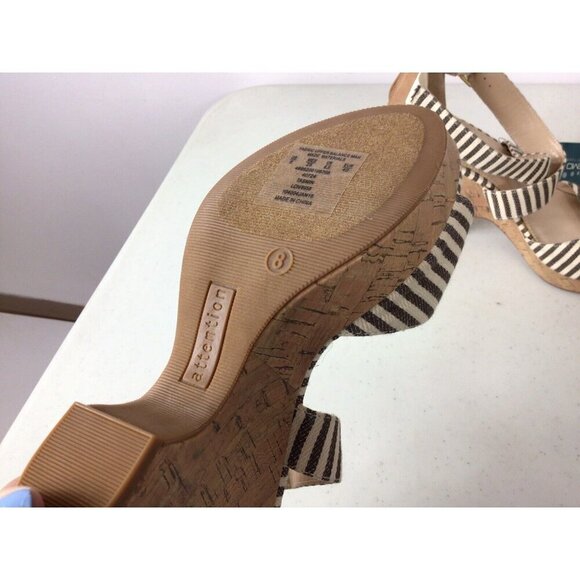 Attention Wedge Sandals Womens 8 New - Picture 5 of 8